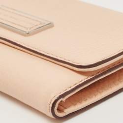 Marc by Marc Jacobs Peach Leather Too Hot To Handle Trifold Wallet