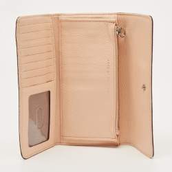 Marc by Marc Jacobs Peach Leather Too Hot To Handle Trifold Wallet