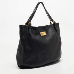 Pre Owned Marc by Marc Jacobs Black Leather Classic Q Shopgirl Tote