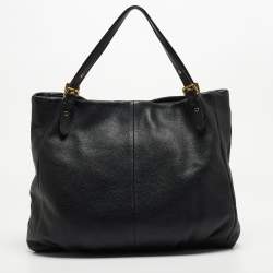 Pre Owned Marc by Marc Jacobs Black Leather Classic Q Shopgirl Tote