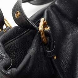 Pre Owned Marc by Marc Jacobs Black Leather Classic Q Shopgirl Tote