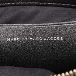 Pre Owned Marc by Marc Jacobs Plum Leather Ligero Double Percy Crossbody Bag