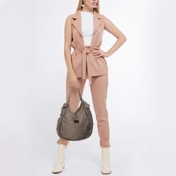 Marc by Marc Jacobs Beige Nylon Classic Q Hillier Hobo