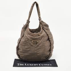Marc by Marc Jacobs Beige Nylon Classic Q Hillier Hobo