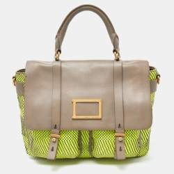 Leather small bag Fauré Le Page Green in Leather - 25515282