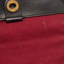 Pre Owned Marc By Marc Jacobs Black Leather Luna Messenger Bag