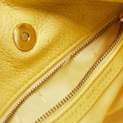 Pre Owned Marc by Marc Jacobs Yellow Leather Classic Q Hillier Hobo