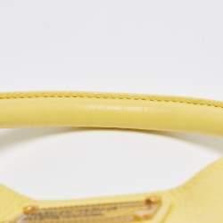 Pre Owned Marc by Marc Jacobs Yellow Leather Classic Q Hillier Hobo