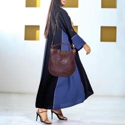 Marc by Marc Jacobs Burgundy Leather Classic Q Hillier Hobo 