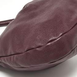 Marc by Marc Jacobs Burgundy Leather Classic Q Hillier Hobo 
