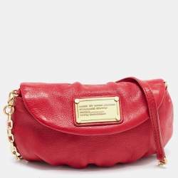 Marc by Marc Jacobs Red Leather Classic Q Karlie Crossbody Bag