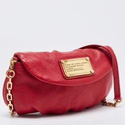 Marc by Marc Jacobs Red Leather Classic Q Karlie Crossbody Bag