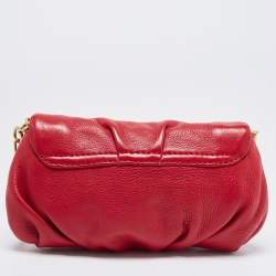 Marc by Marc Jacobs Red Leather Classic Q Karlie Crossbody Bag