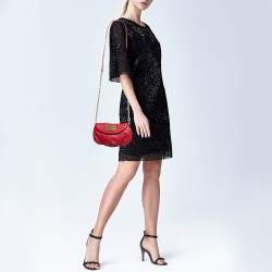 Marc by Marc Jacobs Red Leather Classic Q Karlie Crossbody Bag