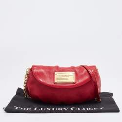 Marc by Marc Jacobs Red Leather Classic Q Karlie Crossbody Bag
