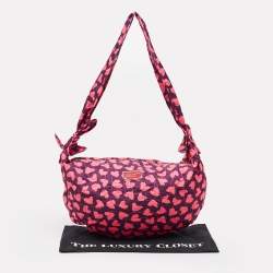 Marc by Marc Jacobs Pink/Purple Pretty Nylon Slingy Hobo