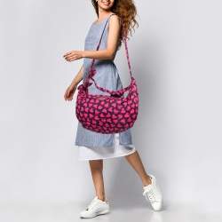 Marc by Marc Jacobs Pink/Purple Pretty Nylon Slingy Hobo