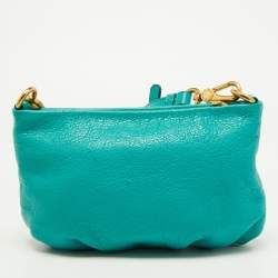 Marc by Marc Jacobs Green Leather Classic Q Percy Crossbody Bag