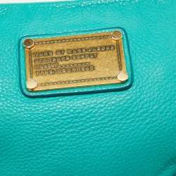 Marc by Marc Jacobs Green Leather Classic Q Percy Crossbody Bag