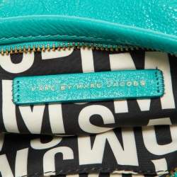 Marc by Marc Jacobs Green Leather Classic Q Percy Crossbody Bag