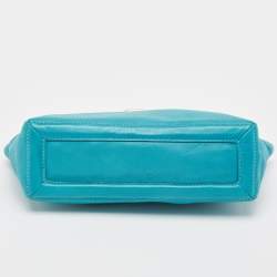 Marc By Marc Jacobs Green Turquoise Leather Zip Pouch