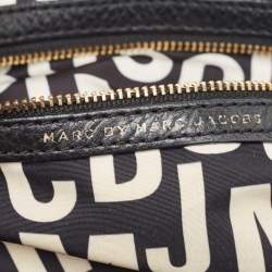 Pre Owned Marc by Marc Jacobs Black Leather Classic Q Francesca Tote