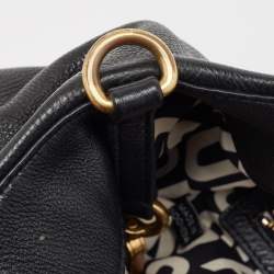 Pre Owned Marc by Marc Jacobs Black Leather Classic Q Francesca Tote