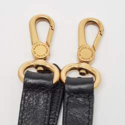 Pre Owned Marc by Marc Jacobs Black Leather Classic Q Francesca Tote