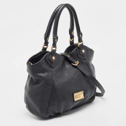 Pre Owned Marc by Marc Jacobs Black Leather Classic Q Francesca Tote