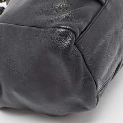 Pre Owned Marc by Marc Jacobs Black Leather Classic Q Francesca Tote