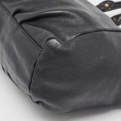 Pre Owned Marc by Marc Jacobs Black Leather Classic Q Francesca Tote
