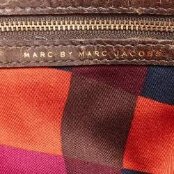 Pre Owned حقيبة مارك باي مارك جاكوبس Q بيبي غروفي جلد سوداء