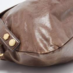 Pre Owned حقيبة مارك باي مارك جاكوبس Q بيبي غروفي جلد سوداء