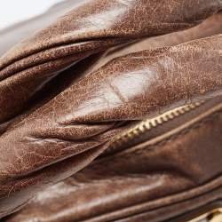 Pre Owned حقيبة مارك باي مارك جاكوبس Q بيبي غروفي جلد سوداء