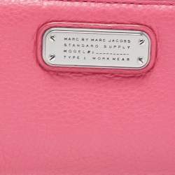 Marc by Marc Jacobs Pink Leather Zip Around Wallet