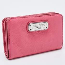 Marc by Marc Jacobs Pink Leather Zip Around Wallet