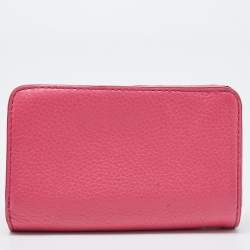 Marc by Marc Jacobs Pink Leather Zip Around Wallet