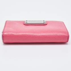 Marc by Marc Jacobs Pink Leather Zip Around Wallet