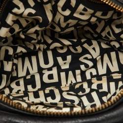 Pre Owned Marc by Marc Jacobs Black Leather Classic Q Groovee Satchel