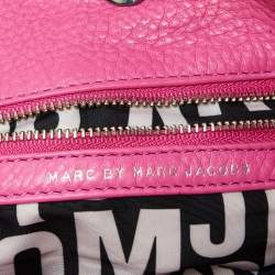 Pre Owned Marc by Marc Jacobs Pink Leather Classic Q Hillier Hobo
