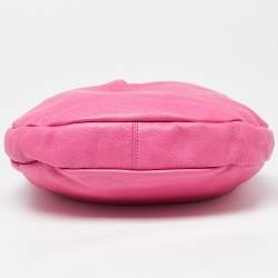 Pre Owned Marc by Marc Jacobs Pink Leather Classic Q Hillier Hobo