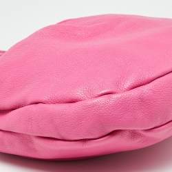 Pre Owned Marc by Marc Jacobs Pink Leather Classic Q Hillier Hobo