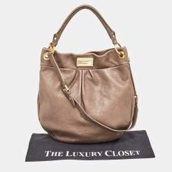 Pre Owned Marc by Marc Jacobs Beige Leather Classic Q Hillier Hobo