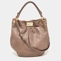 Pre Owned Marc by Marc Jacobs Beige Leather Classic Q Hillier Hobo