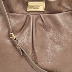Pre Owned Marc by Marc Jacobs Beige Leather Classic Q Hillier Hobo