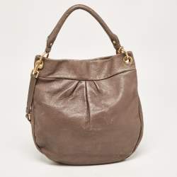 Pre Owned Marc by Marc Jacobs Beige Leather Classic Q Hillier Hobo