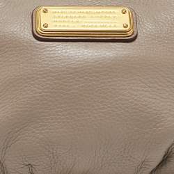 Marc by Marc Jacobs Grey Leather Classic Q Percy Crossbody Bag