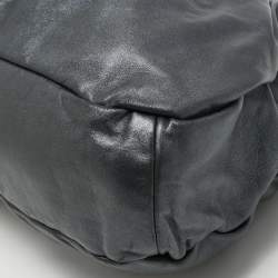 Marc by Marc Jacobs Metallic Grey Leather Hobo