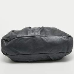 Marc by Marc Jacobs Metallic Grey Leather Hobo