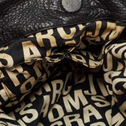 Pre Owned Marc by Marc Jacobs Black Leather Classic Q Hillier Hobo